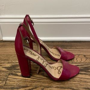 Sam Edelman Cherry Red Heels